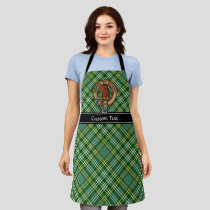 Clan Currie Rooster Crest over Tartan Apron