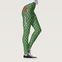 Clan Currie Rooster Crest over Tartan Leggings