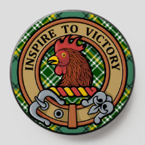 Clan Currie Rooster Crest over Tartan PopSocket