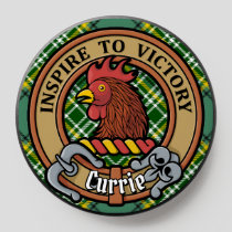 Clan Currie Rooster Crest over Tartan PopSocket