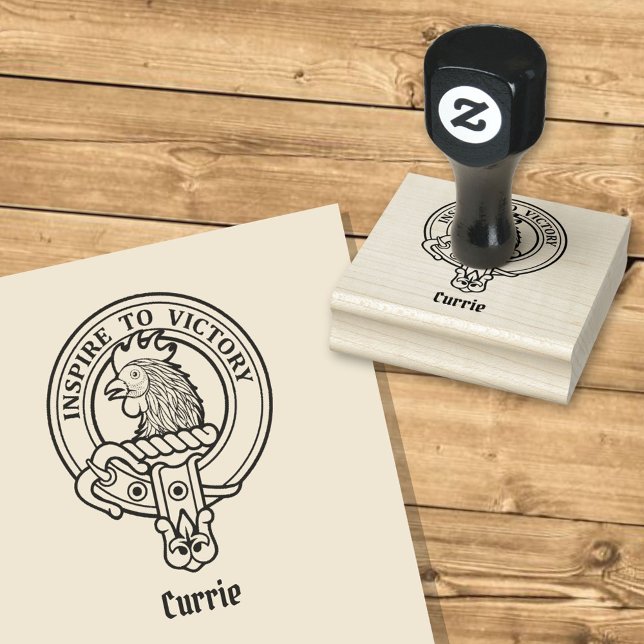 Clan Currie Rooster Crest Rubber Stamp (Creator Uploaded)