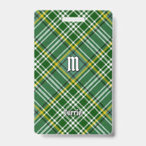 Clan Currie Tartan Badge