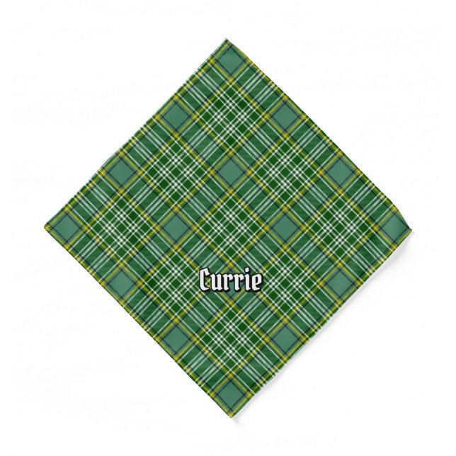 Clan Currie Tartan Bandana (Front)