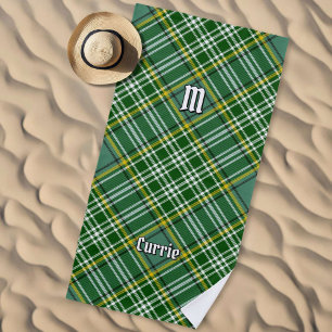 Clan Currie Tartan Beach Towel