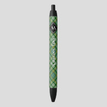 Clan Currie Tartan Black Ink Pen