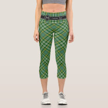 Clan Currie Tartan Capri Leggings