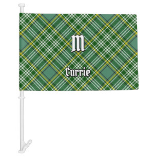 Clan Currie Tartan Car Flag