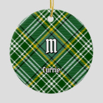 Clan Currie Tartan Ceramic Ornament