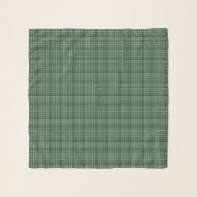 Clan Currie Tartan Chiffon Scarf (Front)