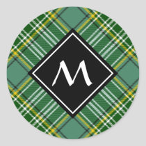 Clan Currie Tartan Classic Round Sticker