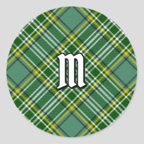 Clan Currie Tartan Classic Round Sticker