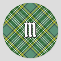 Clan Currie Tartan Classic Round Sticker