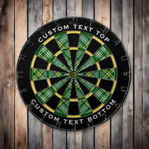 Clan Currie Tartan Dart Board
