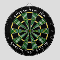 Clan Currie Tartan Dart Board