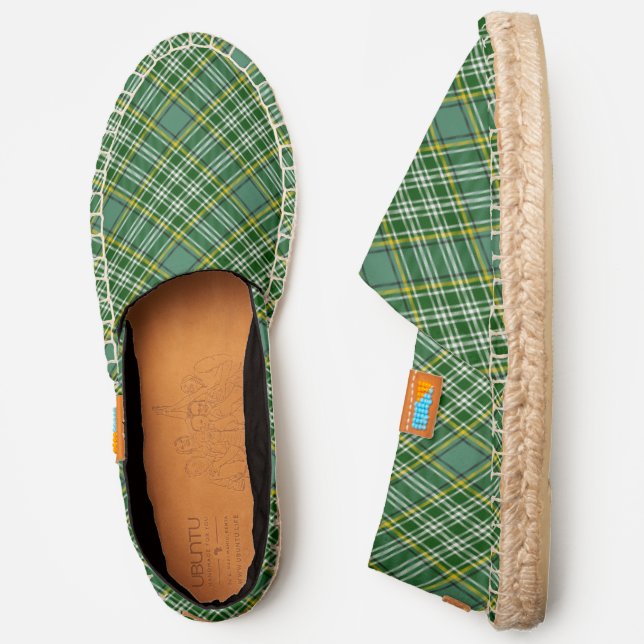 Clan Currie Tartan Espadrilles (Side)