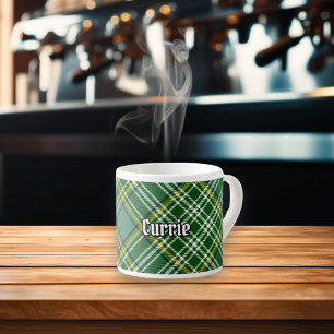 Clan Currie Tartan Espresso Cup