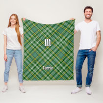 Clan Currie Tartan Fleece Blanket