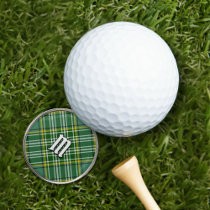 Clan Currie Tartan Golf Ball Marker