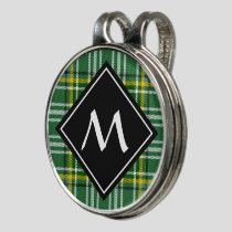Clan Currie Tartan Golf Hat Clip