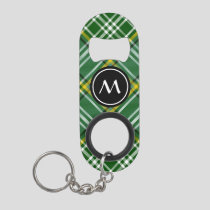 Clan Currie Tartan Keychain Bottle Opener