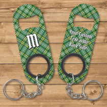 Clan Currie Tartan Keychain Bottle Opener