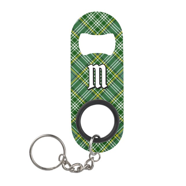 Clan Currie Tartan Keychain Bottle Opener (Front)