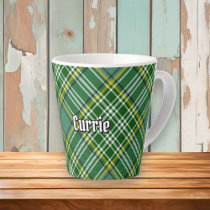 Clan Currie Tartan Latte Mug