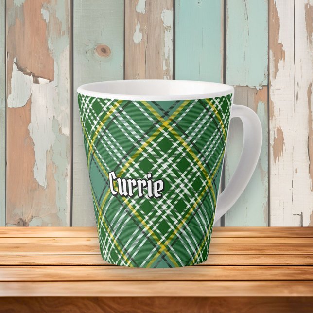 Clan Currie Tartan Latte Mug (Creator Uploaded)