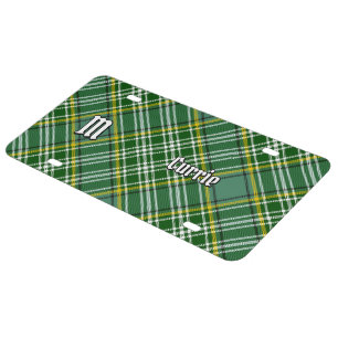 Clan Currie Tartan License Plate