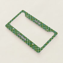 Clan Currie Tartan License Plate Frame