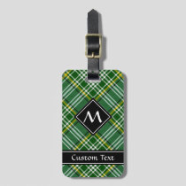 Clan Currie Tartan Luggage Tag