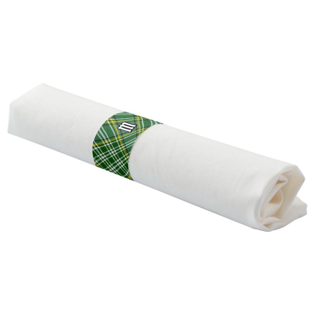Clan Currie Tartan Napkin Bands (Angled)