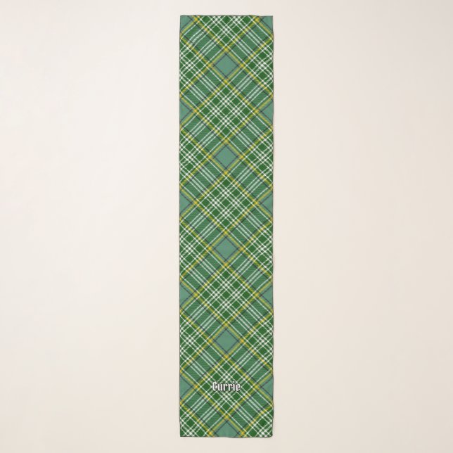 Clan Currie Tartan Scarf (Front)
