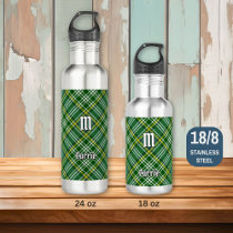 Clan Currie Tartan Stainless Steel Water Bottle