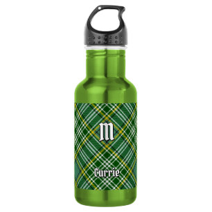 Clan Currie Tartan Stainless Steel Water Bottle