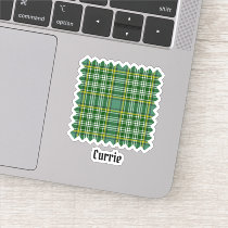 Clan Currie Tartan Sticker