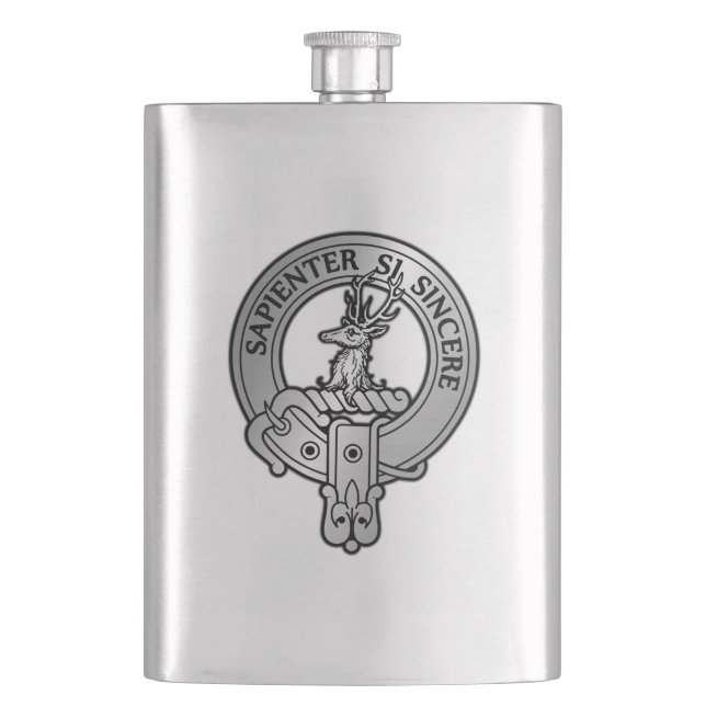 Clan Davidson Crest Flask (Front)