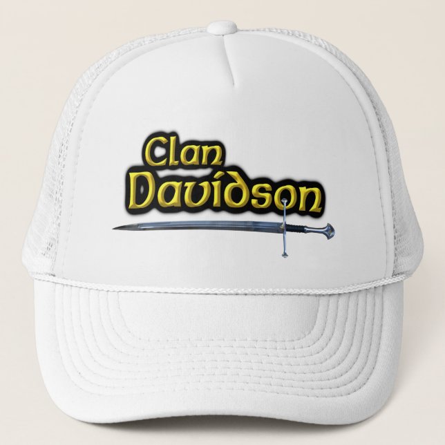 Clan Davidson Scottish Inspiration Trucker Hat (Front)