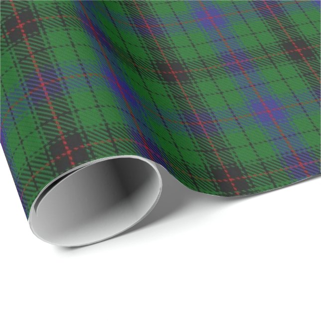 Clan Davidson Scottish Tartan Wrapping Paper (Roll Corner)