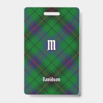 Clan Davidson Tartan Badge
