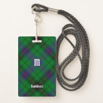 Clan Davidson Tartan Badge