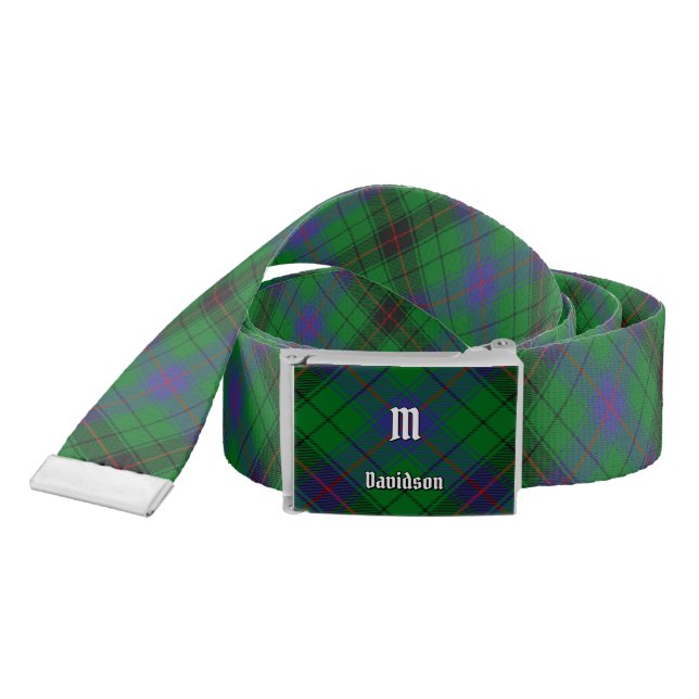 Clan Davidson Tartan Belt (Snake)