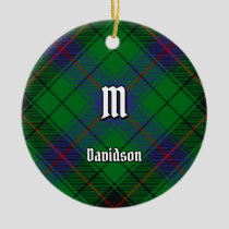 Clan Davidson Tartan Ceramic Ornament