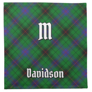 Clan Davidson Tartan Cloth Napkin