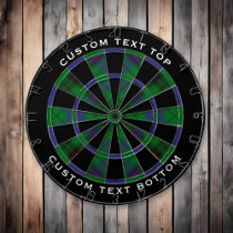 Clan Davidson Tartan Dart Board