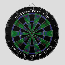 Clan Davidson Tartan Dart Board