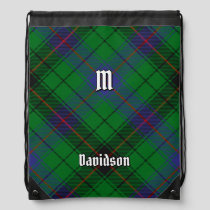 Clan Davidson Tartan Drawstring Bag