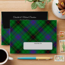 Clan Davidson Tartan Envelope