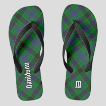 Clan Davidson Tartan Flip Flops