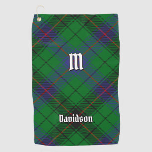 Clan Davidson Tartan Golf Towel